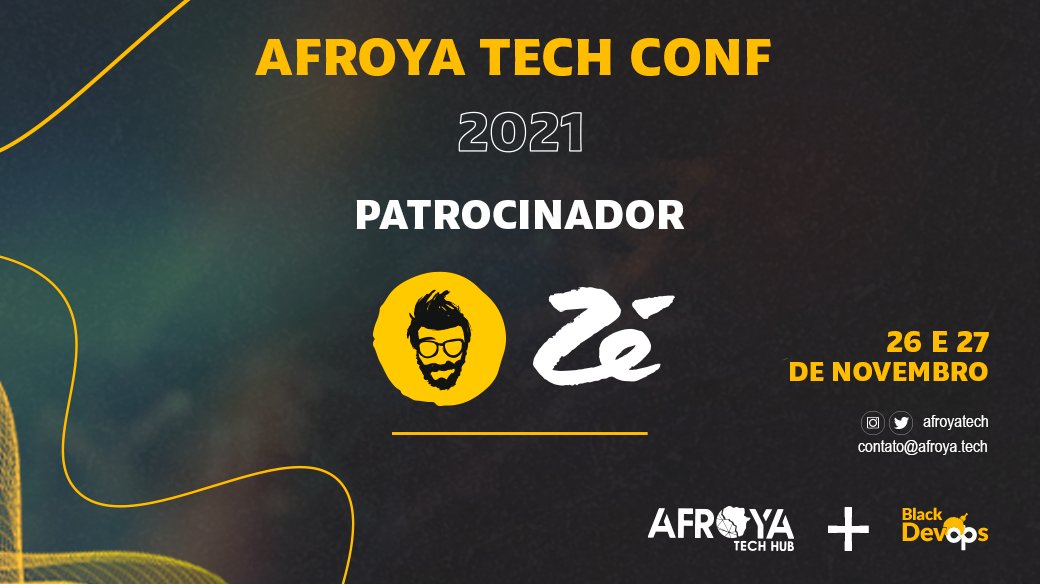AfrOyaTech's tweet photo. Você sabia que o Zé Delivery tem um banco de Talentos para pessoas negras em tecnologia?
Te inscreve!
https://t.co/bynwWatohS
#AFROYATECHCONF https://t.co/g4yu5pDQPE