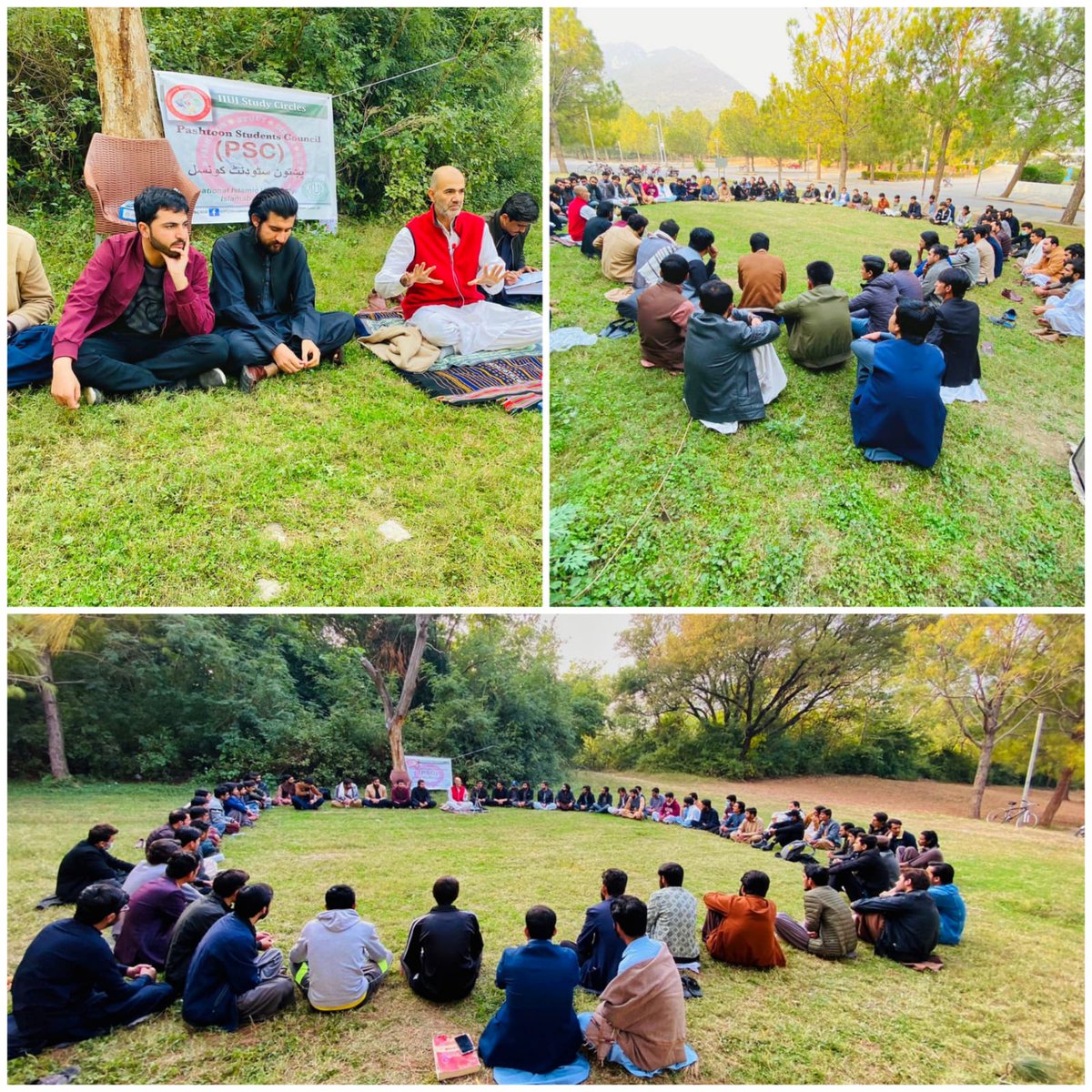 PSCIIUI's tweet photo. Some glimpses from our weekly study circle.
Topic of the discourse was
"The national question in Pakistan and the politics of revolutionary internationalism"followed byQ&A session.
Thanks to honorable speaker @AasimSajjadA for sharing his precious thoughts and time.
#PSC_IIUI https://t.co/o16Y4ieFwk