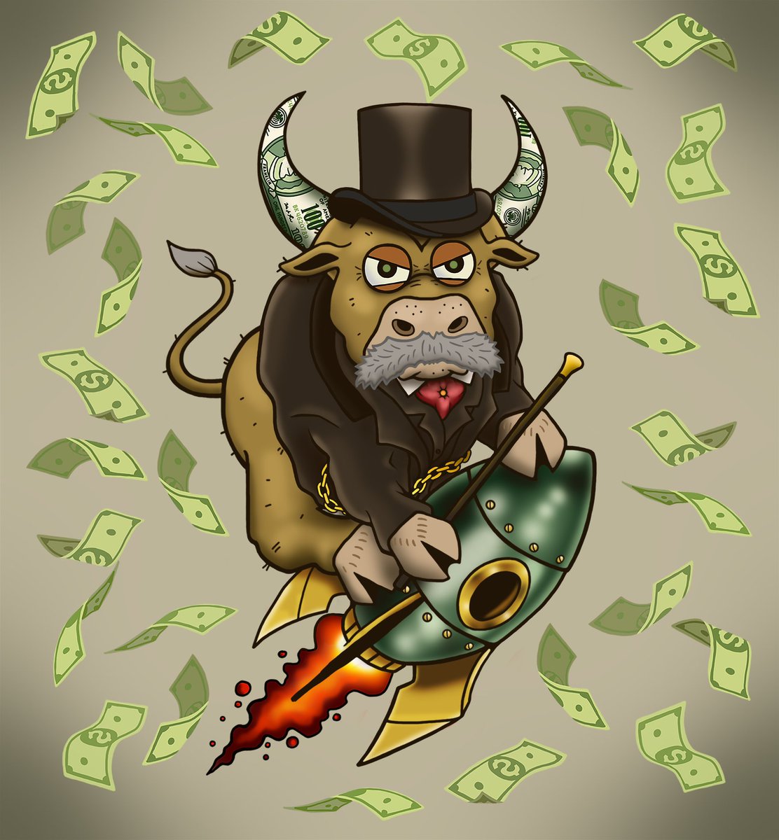 wallstmemes's tweet photo. HISTORICAL WALL ST BULLS! Exclusively available at NFT BAZL on Tuesday: https://t.co/sMK1b4UUfC https://t.co/8YGAvU8YN2