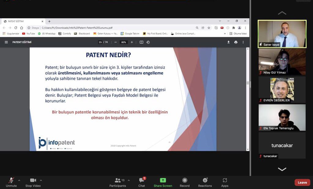mef_tto's tweet photo. İnfo Patent Genel Müdürü Saner KAYAL ve MEF Üniversitesi’nden değerli hocalarımız ile “Fikri ve Sınai Mülkiyet Hakları &amp; Patent Söyleşisi” gerçekleştirdik.
Etkinliğimize katılan tüm katılımcılarımıza ve Saner Bey’e aktardığı tüm bilgileri için çok teşekkür ederiz.
 #patent #fsmh https://t.co/E50y687fbO