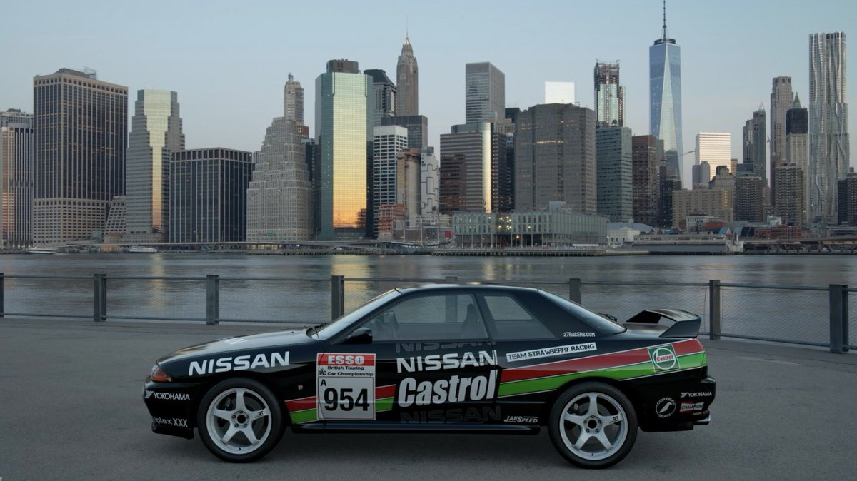 RacingStrawbz's tweet photo. The Strawbz are ready for the @27racers Willshire 24 race next week in our own colourful tribute to Kieth O’Dor’s early 90’s Nissan! #27racers #TSR https://t.co/zDg2M7wpil