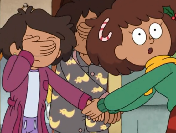 kyoryuv's tweet image. AMPHIBIA SPOILERS

THE WAY THEY JUST GRAB EACH OTHER'S HANDS AS SOON AS ANNE LETS GO? MY HEART