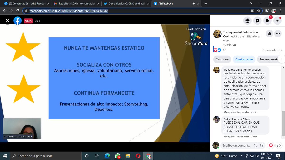 SEDECUCh's tweet photo. Webinar gratuito:
"Fortalecimiento de habilidades blandas en el ámbito laboral"

https://t.co/42Zw0HkJAX

@SEDECUCh  @CuchDisegno  @Psicologia_Cuch  @CuchSociologia @CUCh_OFICIAL https://t.co/CctPMQgJnq