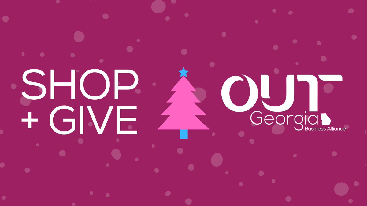 📣❄️This holiday season, choose to support the Small Businesses and Nonprofits of @OUTGeorgia, our state's only #LGBTQ+ and Allied Chamber of Commerce! outgeorgia.org/shop-give #ShopLocal #GiveLocal #OUTGeorgia #Ally #SmallBusiness #Nonprofit #OUTGeorgiaProud #ShopOUT #GiveOUT