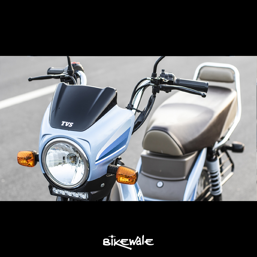 BikeWale's tweet photo. The #XL100 is TVS's highest-selling product for a reason. It is reliable, offers excellent fuel efficiency and is inexpensive to maintain or buy. However, due to its light weight, the XL100 is a task to ride on highways.
For more details: https://t.co/URWQz7nAoR
#BWPhotos #Bikes https://t.co/JlfxckiSZn