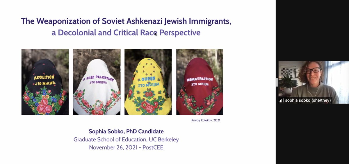 PostCee's tweet photo. Kudos to @footballandrace @annapiela999 Joanna Krotofil & Sophia Sobko for superb, captivating talks in session 2! ππ So much brilliant new research on decolonial perspectives on #migration from/to/within Central East Europe π€ Stay in touch & keep it going everyone! #PostCEE https://t.co/jfxHGIFaOu