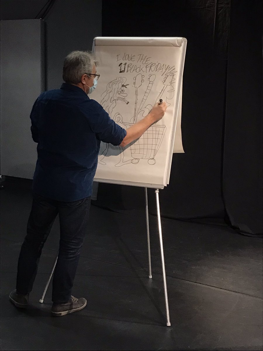 MChainotBatail's tweet photo. C’est parti une #BattleBD ✏️🎶 à #BDMania d’Arnage avec @AuteurMarko et François Duprat ! https://t.co/njVIi0LFJG