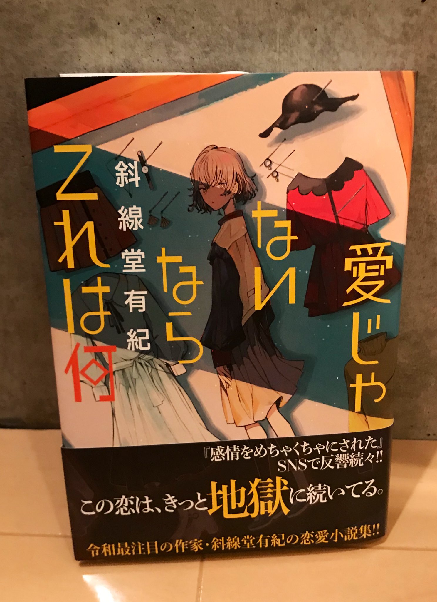 斜線堂有紀 愛じゃないならこれは何 の見本を頂きました 初の恋愛短編集 12月3日発売です 何卒よろしくお願いします T Co Ppspwry0z0 Twitter