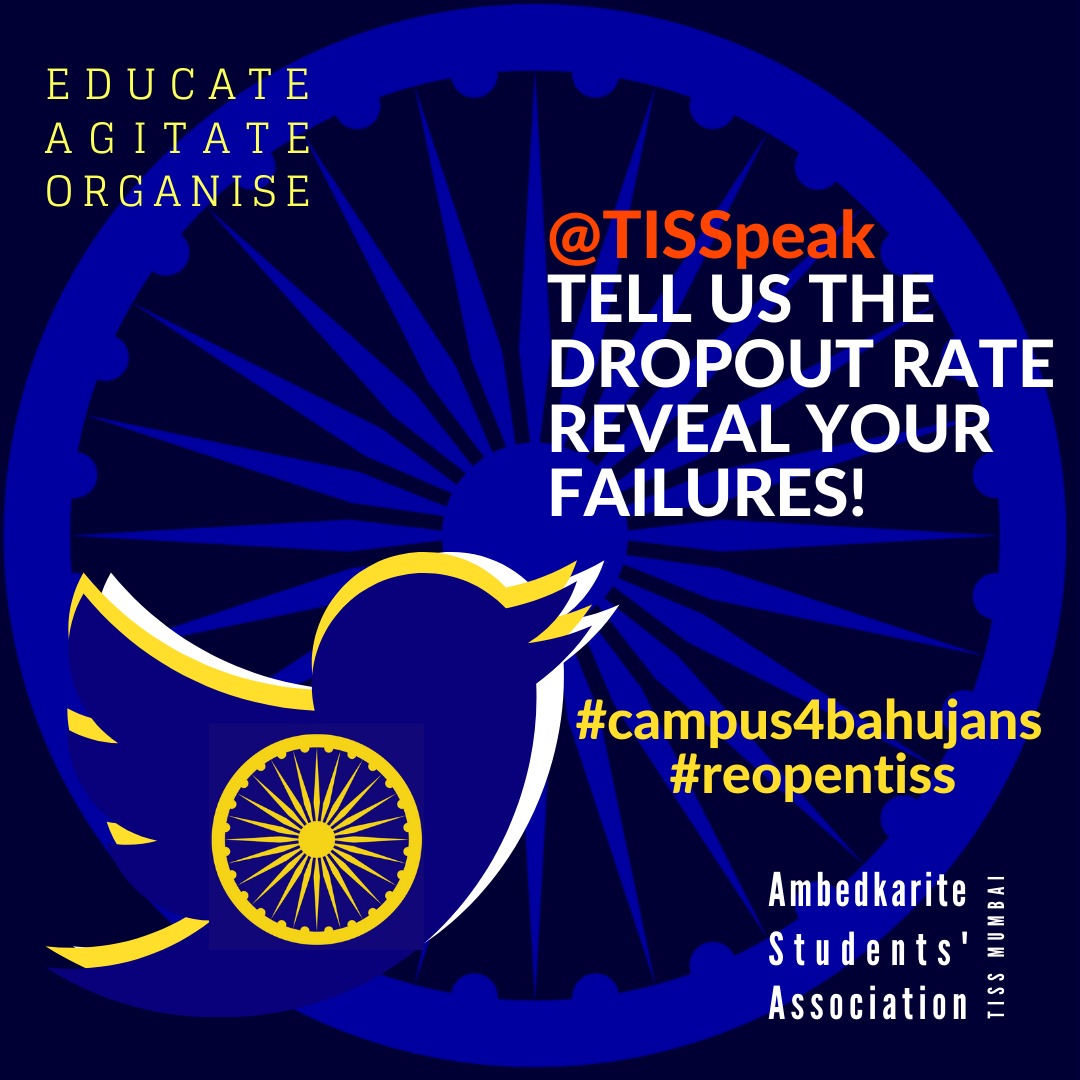 asa_tiss's tweet photo. Some courses have just 10 students left. @TISSpeak tell us the dropout rate reveal your failures! https://t.co/2Ezgq19Wpc