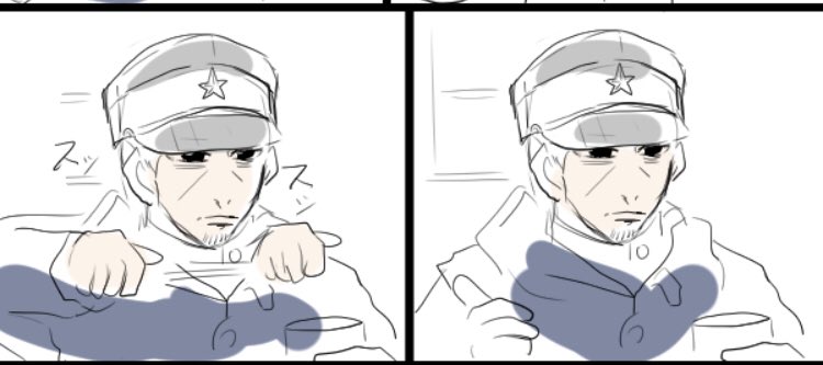 月島軍曹が描けて割と満足。 