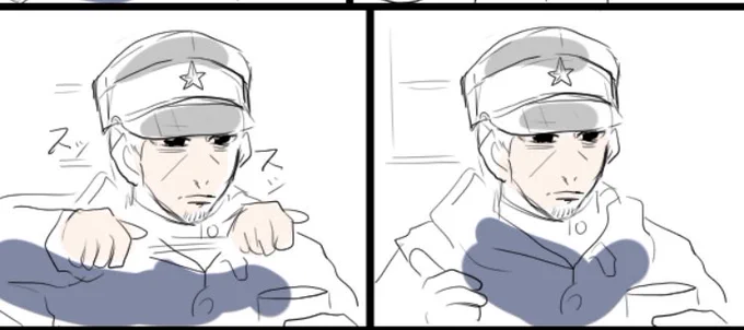 月島軍曹が描けて割と満足。 