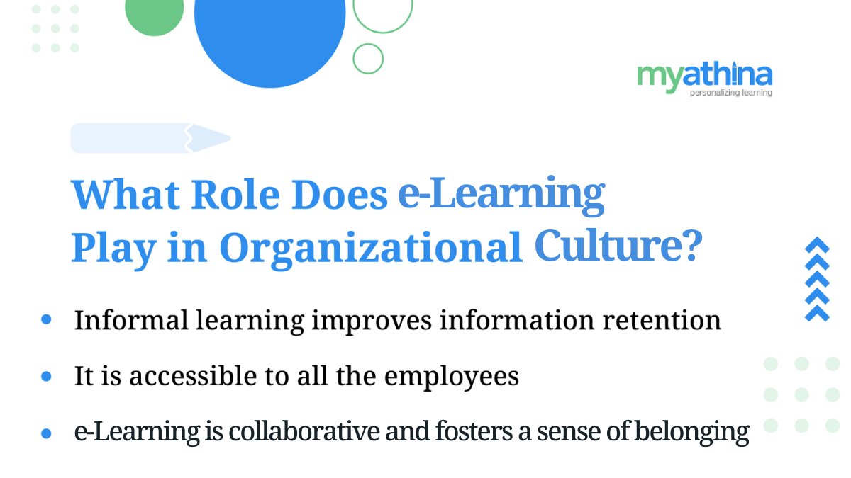 MyAthina_ce's tweet photo. E-learning is more than just a tool for successfully promoting training in a company. It can also have a unique and significant impact on company culture.
#LMSSoftware #LearningManagementSystem #TrainingandDevelopment #OnlineLearningPlatforms #ELearningTools #myAthina https://t.co/fEBXg5Tyf6