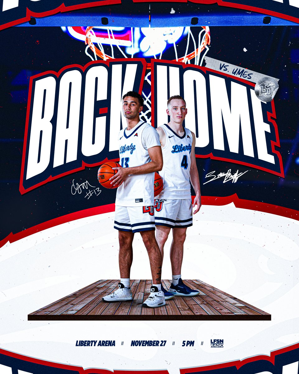 LibertyMBB's tweet photo. There's no place like home 🏡
It's GAMEDAY on The Mountain 🏔🔥 https://t.co/7EREQS9NTD
