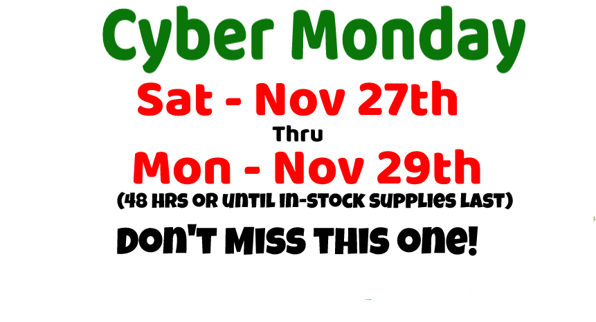 Cyber Monday Sales - *atlanticsurplus.com*
