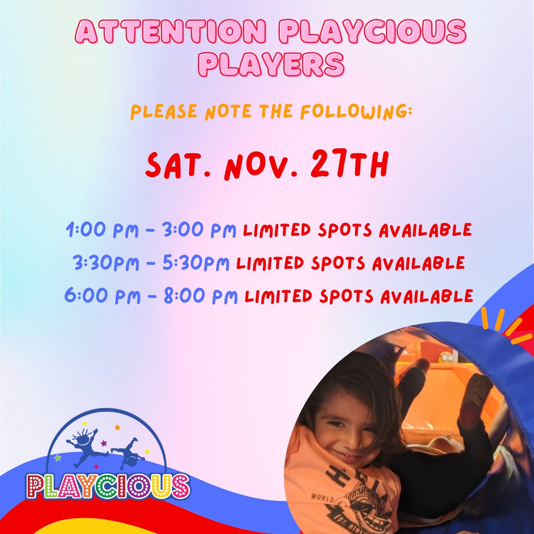 playciousoak's tweet photo. 🚨To avoid disappointment please call in advance!📱

🎈Planning a party? Speak to one of our party planners today! 

#comeandplay
#weekendfun https://t.co/U5XSGZWLUS