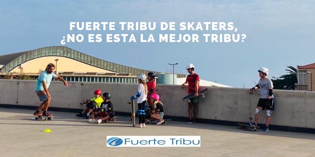 Puede que esta sea la mejor tribu de skaters. Sí, lo afirmamos. #skaters #Fuerteventura #fuertetribu