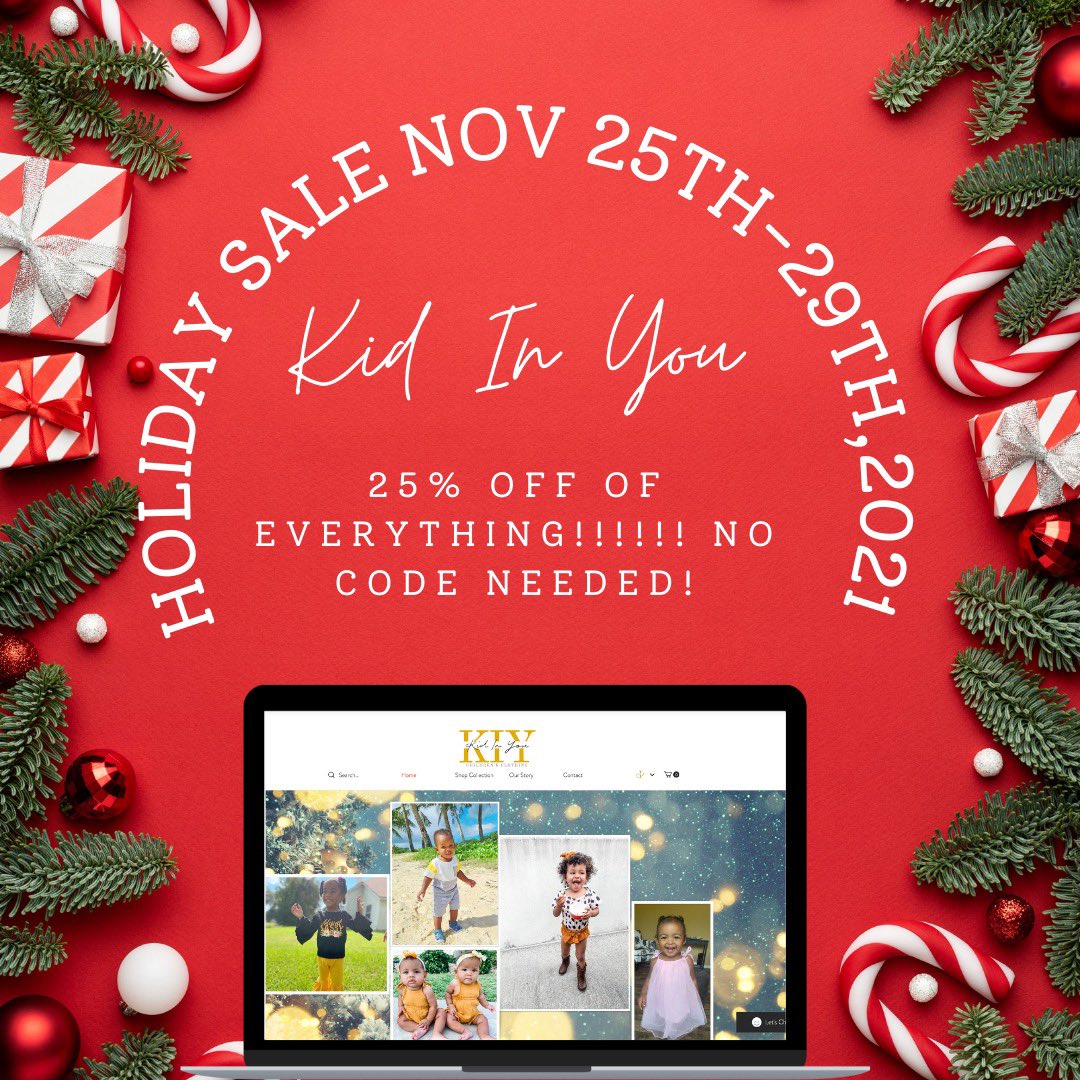 shopkidinyou's tweet photo. Happy Small Business Saturday, today is your chance to support a small business so not shop with @shopkidinyou.We have a our holiday sale from today until Monday ! 25% off all items no code necessary ! #smallbusiness #smallbusinesssaturday #buyblack #supportblackownedbusinesses https://t.co/h4XokxdxOE
