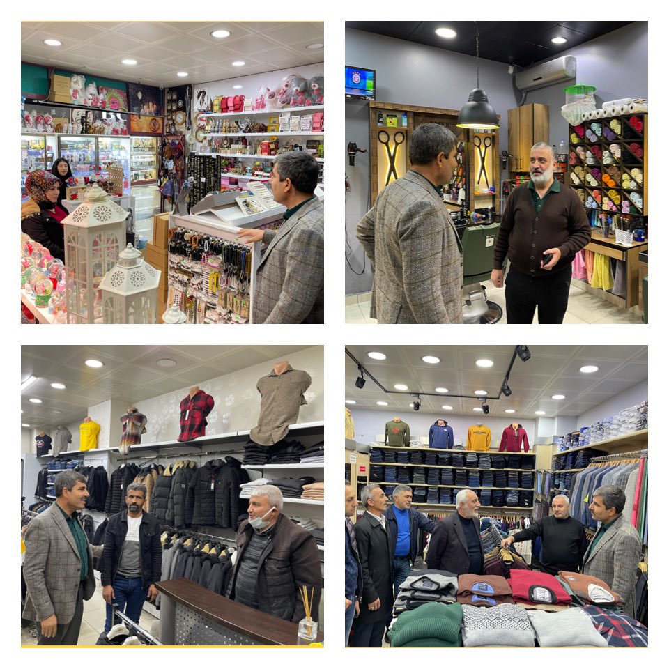 Feyat_ASYA's tweet photo. Ceylan Alışveriş Merkezinde faaliyet gösteren esnaf kardeşlerimizi ziyaret ettik. Hal hatırlarını sorduğumuz hemşehrilerimize hayırlı, bol bereketli kazançlar temennisinde bulunduk. https://t.co/4x9MfCYO6G