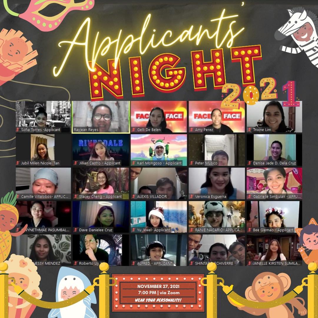 UEFCDSA's tweet photo. FILCHI APPLICANTS NIGHT 2021
Batch 50, congratulations on your very first FilChi event!
The application process is a long and tiring road but in the end it will all be worth it. Have fun and always remember, NEVER QUIT!
#FlyHighSoarHighAimHigh
#FilChi50
#BeOurYellow https://t.co/fc8M7pcFmb