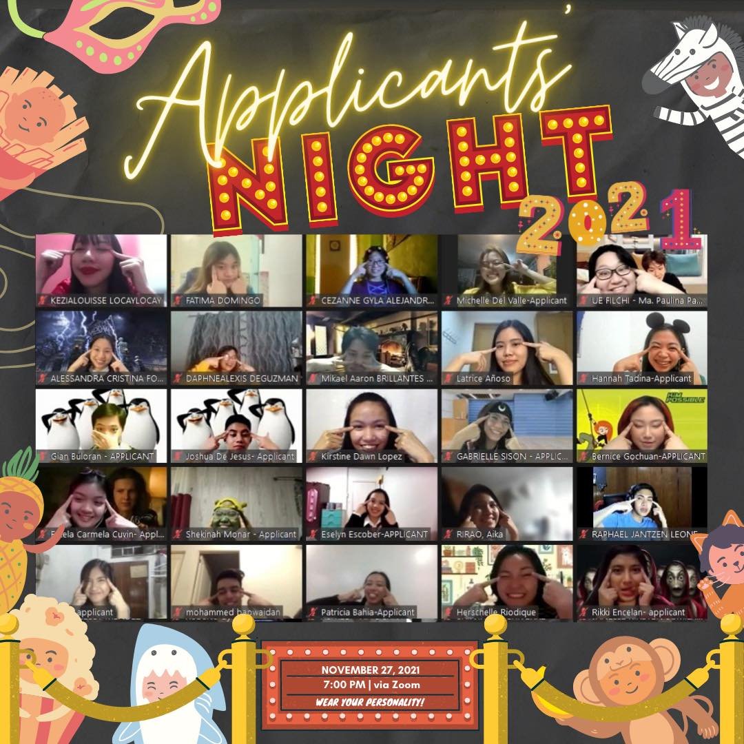 UEFCDSA's tweet photo. FILCHI APPLICANTS NIGHT 2021
Batch 50, congratulations on your very first FilChi event!
The application process is a long and tiring road but in the end it will all be worth it. Have fun and always remember, NEVER QUIT!
#FlyHighSoarHighAimHigh
#FilChi50
#BeOurYellow https://t.co/fc8M7pcFmb