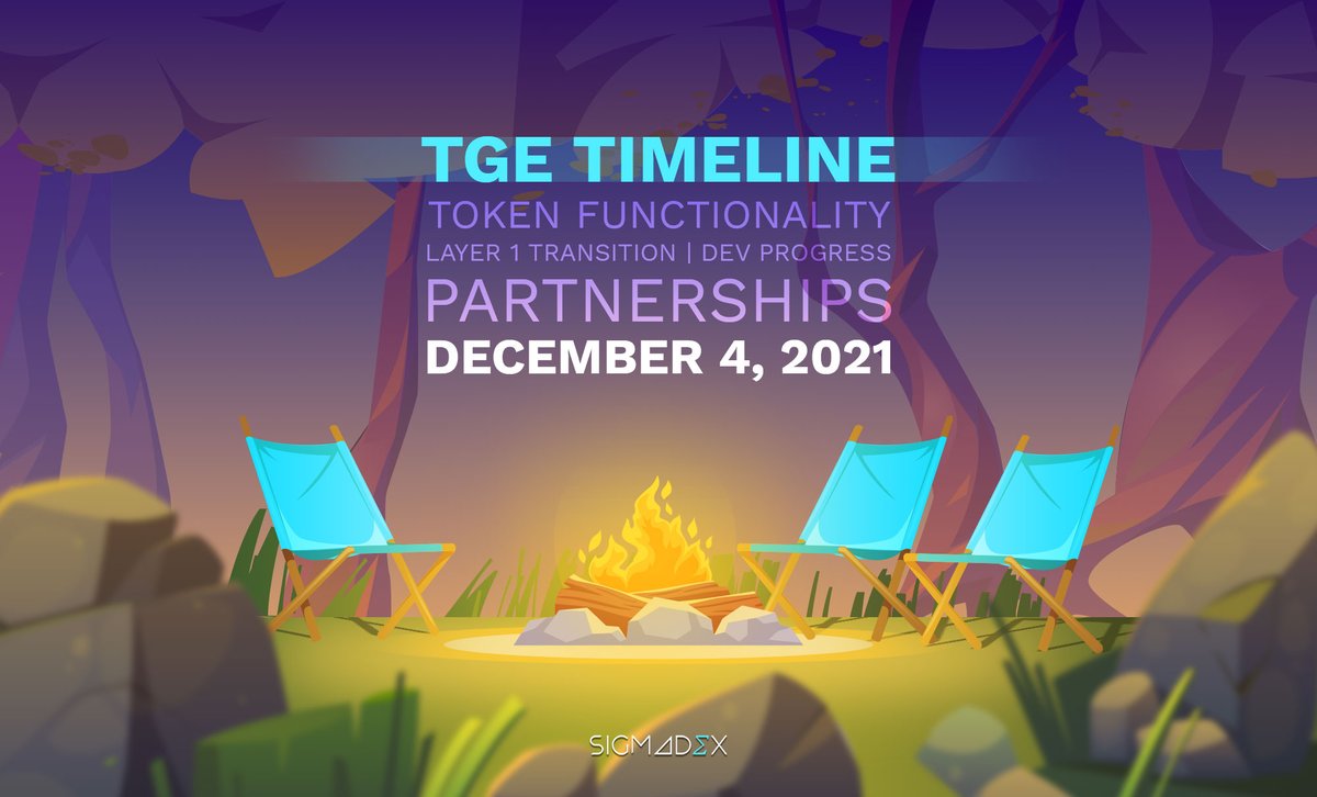 We are hosting a fireside chat to address:

• Official TGE Timeline 👀
• Token Functionality
• Layer 1 Transition 
• Partnerships 🔥

𝐃𝐚𝐭𝐞: 𝐒𝐚𝐭𝐮𝐫𝐝𝐚𝐲, 𝐃𝐞𝐜𝐞𝐦𝐛𝐞𝐫 𝟒𝐭𝐡
