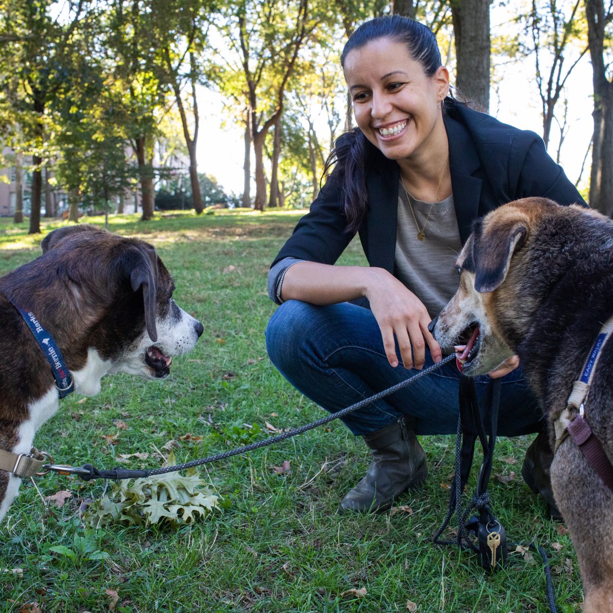 "I feel really safe with my dog. #GrowingUp, we had a Siberian #Husky. I loved her so much. The first death I experienced that really shook me was hers. We were inseparable." Hear about <a href="/tiffany_caban/">Tiffany Cabán</a>'s story growing up in #Queens to #activism in #NYC - yourhometown.org.