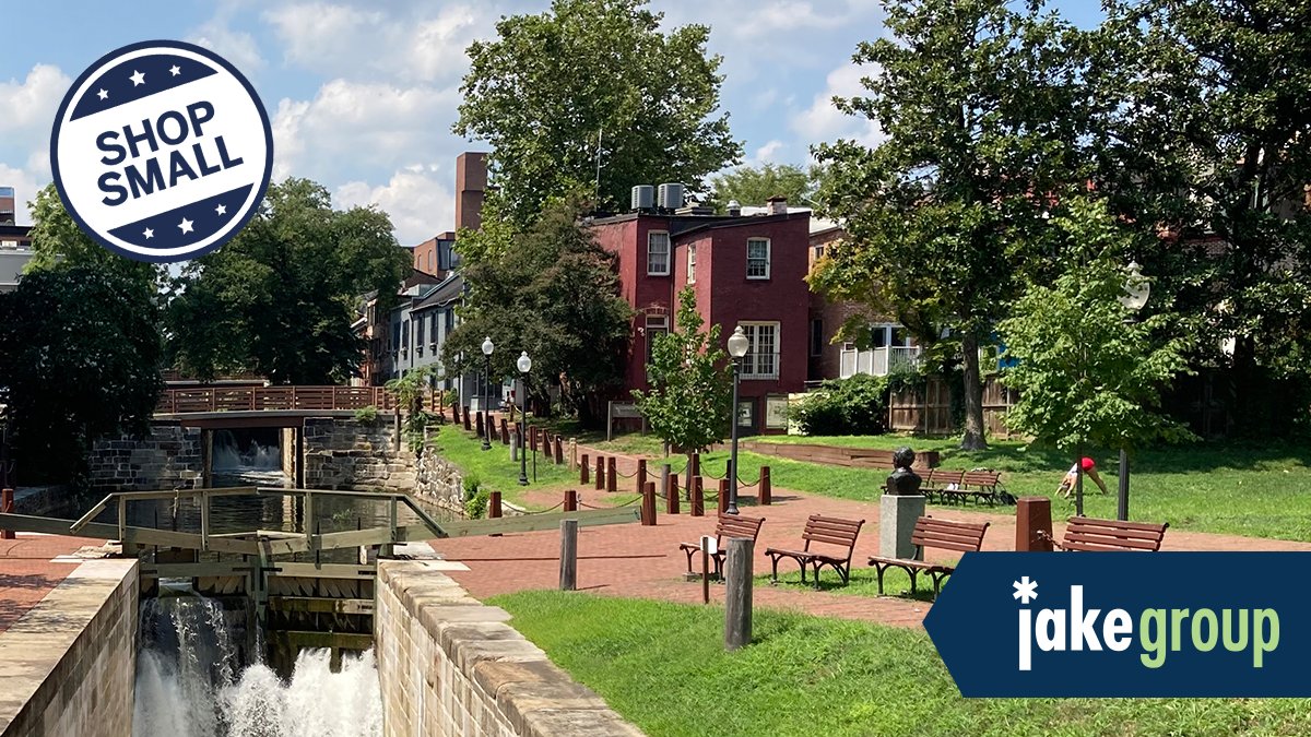 Shout out to small businesses everywhere! Today is a wonderful day to #shopsmall and support your favorite #smallbusiness. 

The Jake Group is proud to be a small business based in #Georgetown. A great neighborhood to hit if you are out and about for #SmallBusinessSaturday!