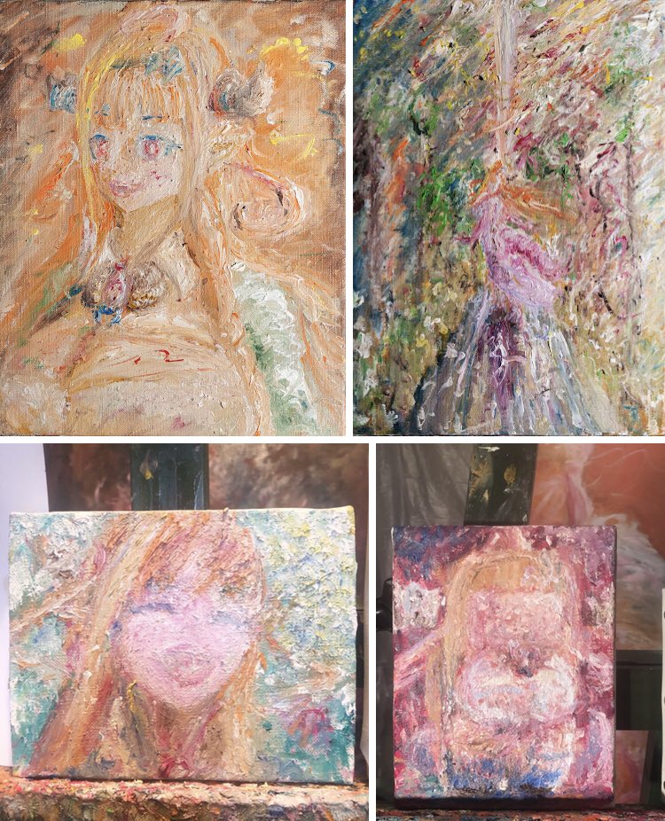 ホントに小さい箱なんであしからず、、!今のところの展示する作品です!
どんどん新作描いてきます!
#桐生コ個展 #みかじ絵 #桐生会forever 