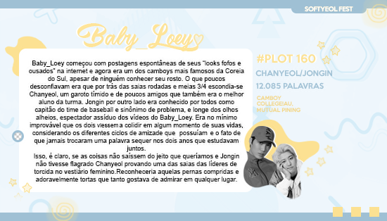 softyeolfest's tweet photo. ⤷ Baby_Loey♡
♡ Chanyeol/Jongin
♡ Camboy, College!Au, Mutual Pining
♡ 12.085 palavras | #plot160
» https://t.co/UviHCLjqzj https://t.co/G6vb2cFdQd