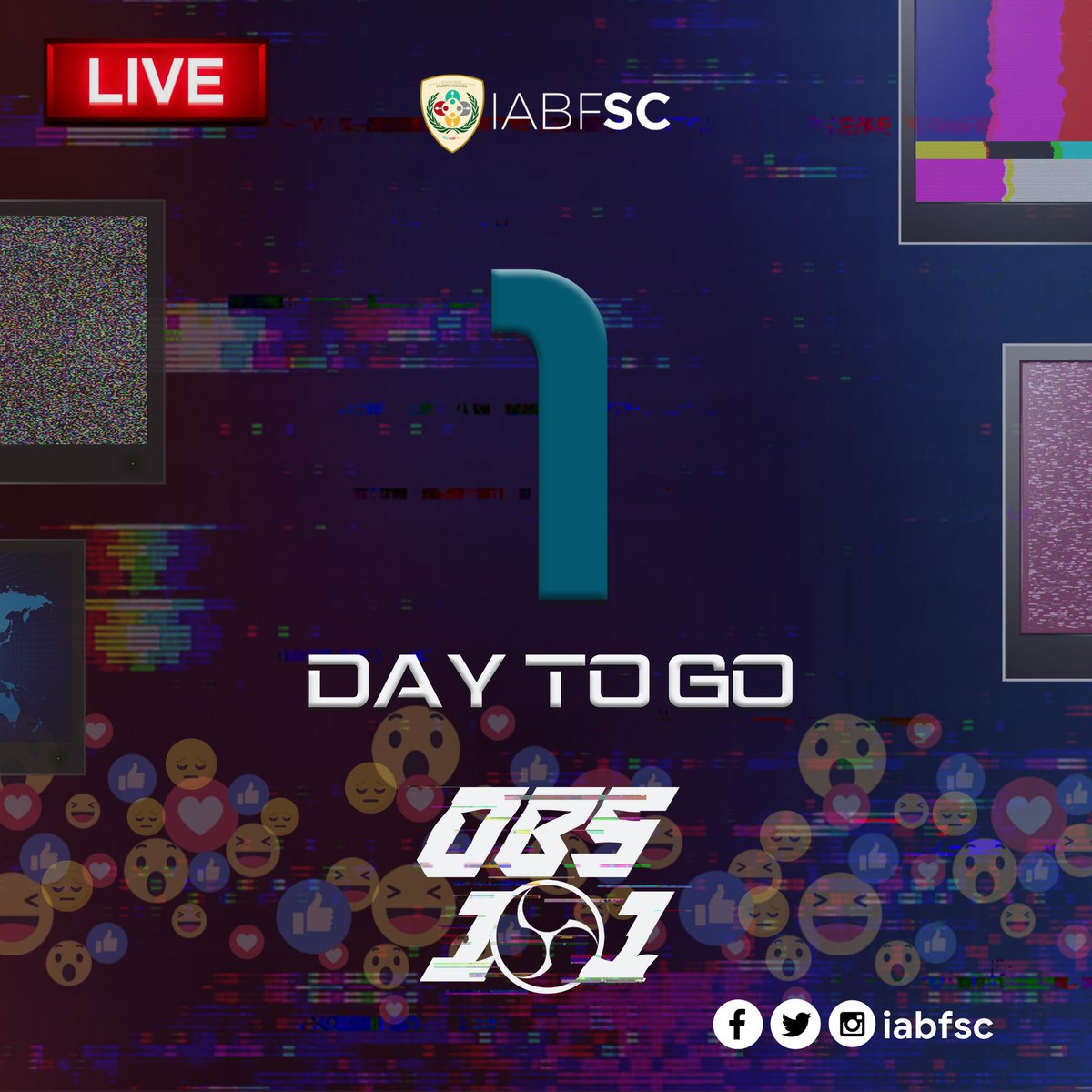 iabfsc_'s tweet photo. Go beyond the mainstream, 1ABF!
With just 1 day left before the event for our 1ABF Community, the long wait will finally be over. In 24 hours the #OBS101 will soon begin. An event where you will garner opportunities beyond streaming comes your way. https://t.co/IOlJ592q2r