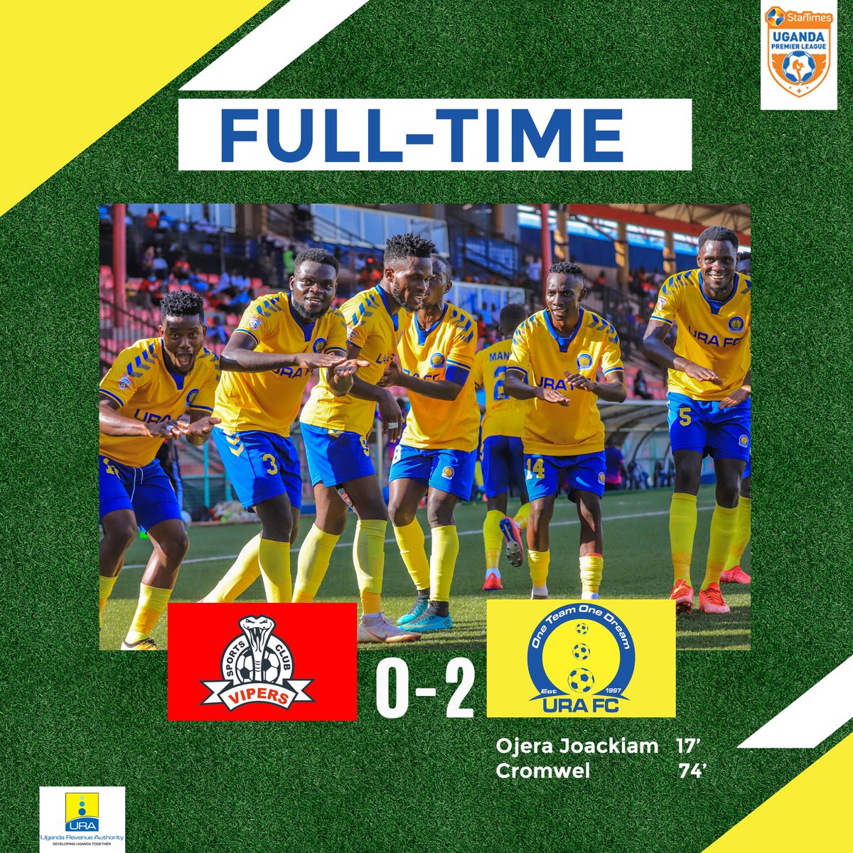 URAFC_Official's tweet image. 𝐅𝐔𝐋𝐋-𝐓𝐈𝐌𝐄 | Statement of intent. Sweet win home away from home. 😍

Tax collected ☑️
First clean sheet of the season ☑️

#VIPURA  #URAFC