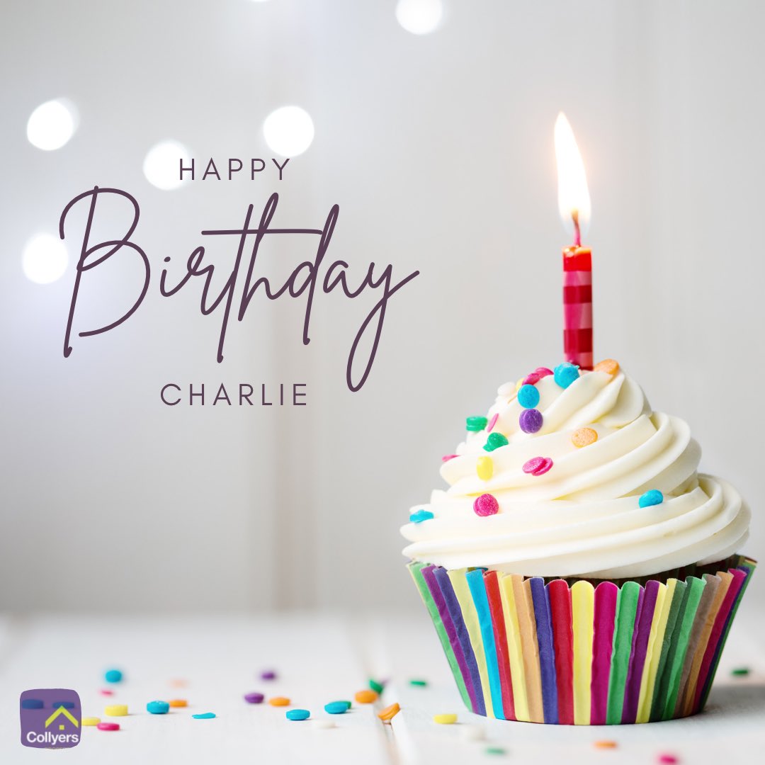 🧁 HAPPY BIRTHDAY CHARLIE 🧁

We have a birthday to celebrate in the office today &amp; we hope you’ll join us in wishing Charlie a very happy birthday! 

We hope you have a fabulous time celebrating with your family and friends! 

Love from Team Collyer x