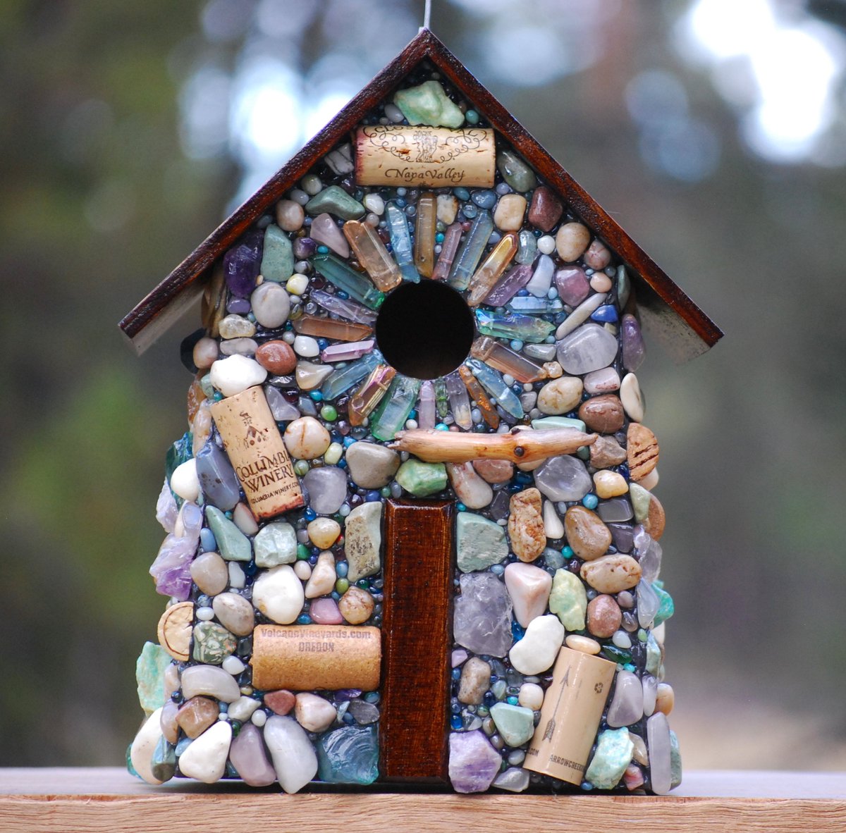 twirlylay's tweet photo. Excited to share the latest addition to my #etsy shop: Spring Birdhouse with Mosaic Crystals and Natural Light Stones. Functional Outdoor Birdhouse to keep Birds Warm and Cozy this Spring https://t.co/9RI5VknVeW #wedding #christmas #stonebirdhouse #rusticbirdhouse https://t.co/wdTJSJnqiv