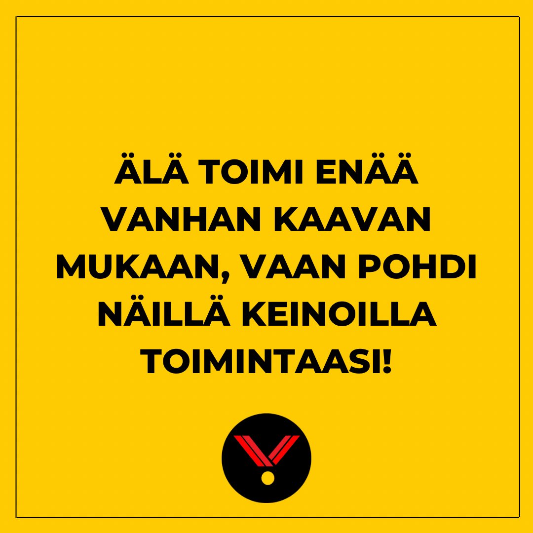 voittamatoncom's tweet photo. Voittamaton vinkki!
Kolmen m-kirjaimen taktiikka.

Pysähdy ja pohdi toimintaasi kolmen m-kirjaimen avulla. Näin pystyt muokkaamaan toimintatavasta entistä hyödyllisemmän ja pystyt täyttämään kaikki tarpeesi!

#OleVoittamaton
#Toimintatapa
#Valmennus
#OtaSeuraavaAskel https://t.co/7QgEEyRWIF