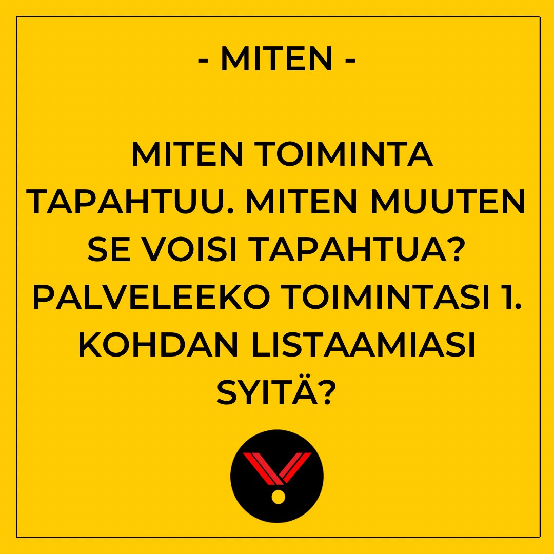 voittamatoncom's tweet photo. Voittamaton vinkki!
Kolmen m-kirjaimen taktiikka.

Pysähdy ja pohdi toimintaasi kolmen m-kirjaimen avulla. Näin pystyt muokkaamaan toimintatavasta entistä hyödyllisemmän ja pystyt täyttämään kaikki tarpeesi!

#OleVoittamaton
#Toimintatapa
#Valmennus
#OtaSeuraavaAskel https://t.co/7QgEEyRWIF
