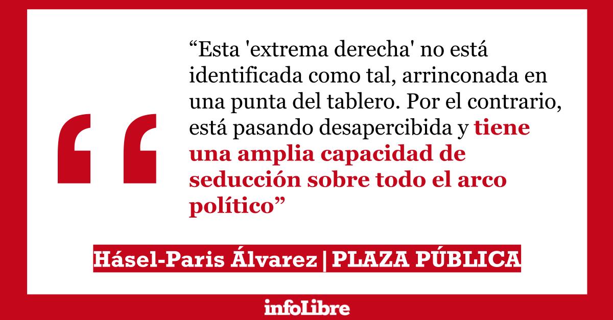 _infoLibre's tweet photo. 'La extrema derecha está en auge, pero no es lo que te han contado', la opinión de @haselparis https://t.co/KD9e2g7VW5 https://t.co/snfnlW1uq0