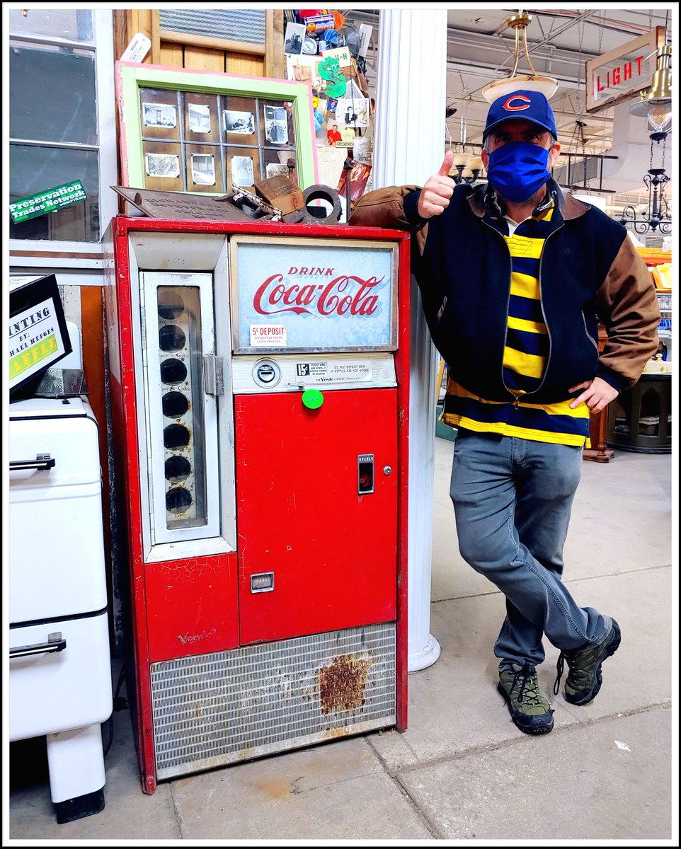 reusedepot's tweet photo. This guy came in time to time in hopes to find an old Coca-Cola machine on our sales floor. That day FINALLY came. He was one happy dude!
#cokemachine #vintage #verycool #recycle #salvage #dreamscometrue #diy #remodel #discountwarehouse #holidayshopping #giftideas #design https://t.co/88JJhnpg7n