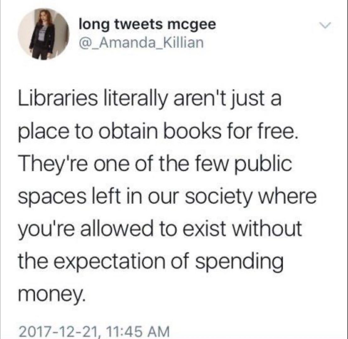 AletheaKontis's tweet photo. YES, THIS!!! Support your local library. https://t.co/fwDn9gRIR4