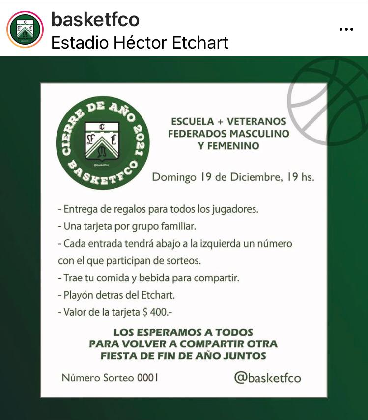 caballitoverde1's tweet photo. Invitación para la fiesta de fin de año de BASQUETFCO https://t.co/xpBvfrxarn