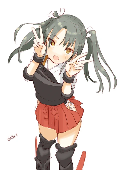 瑞鶴ちゃん誕生日?#艦これ版深夜の真剣お絵描き60分一本勝負#艦これ版真剣お絵描き60分一本勝負_20211127 