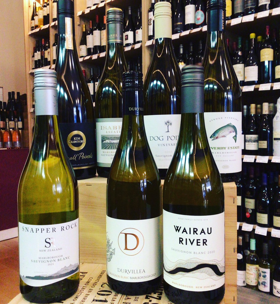 GoodSpiritsCoWB's tweet photo. New Zealand Sauvignon shortage??? Says who!! 😉
#sauvignonblanc #newzealand #marlborough #fresh #zingy #getitwhileyoucan
#astrolabe #snapperrock #wairauriver #riverbyestate #dogpoint #kimcrawford #isabelestate https://t.co/D9Hh4QKjGt