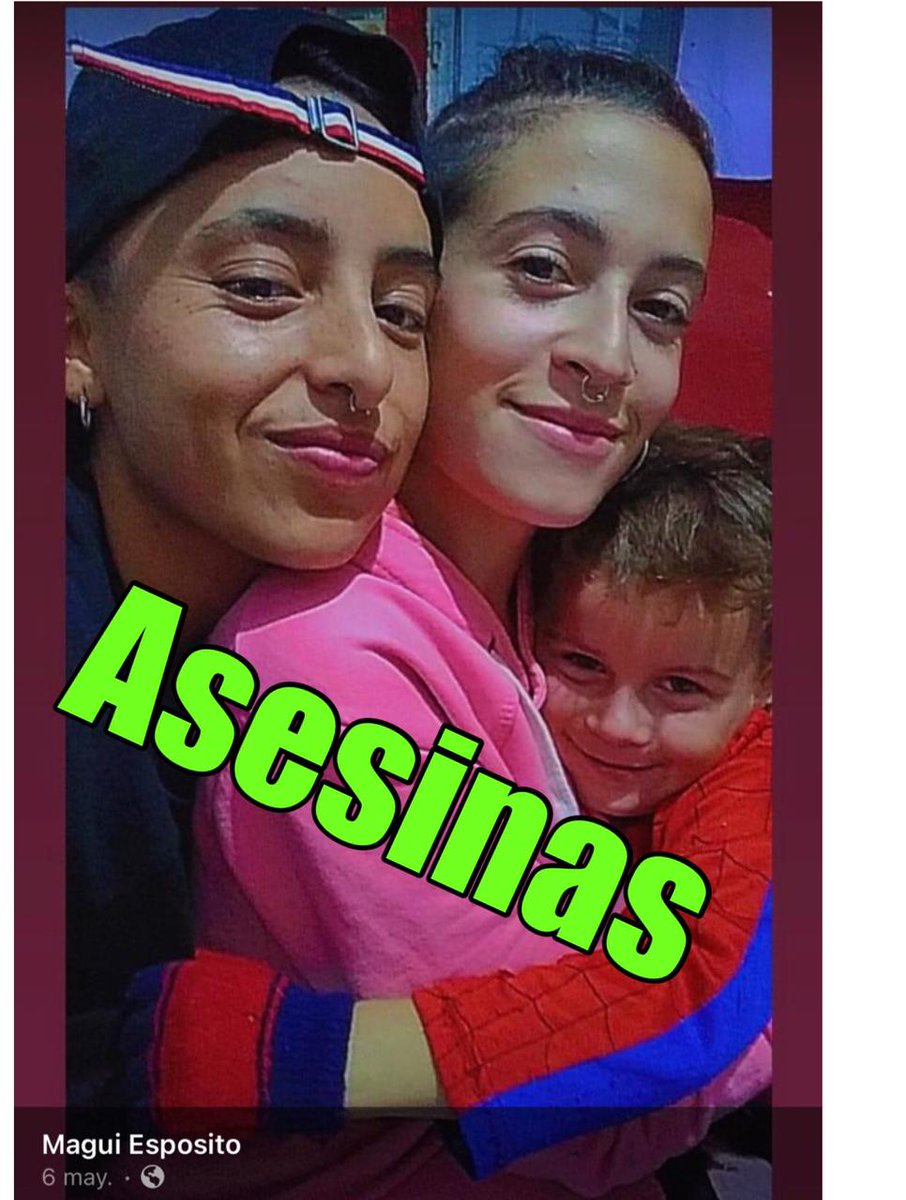 Anoche a las 23:00 estas 2 hijas de putas, drogadas mataron a mi bebé, a mi hijito de corazón! Lo molieron a golpes y quisieron tapar todo diciendo que fue un "robo" y que justo el nene estaba solo en la casa (5 AÑOS TENIA LUCIO) ESPERO QUE HAYA JUSTICIA ESTA VEZ