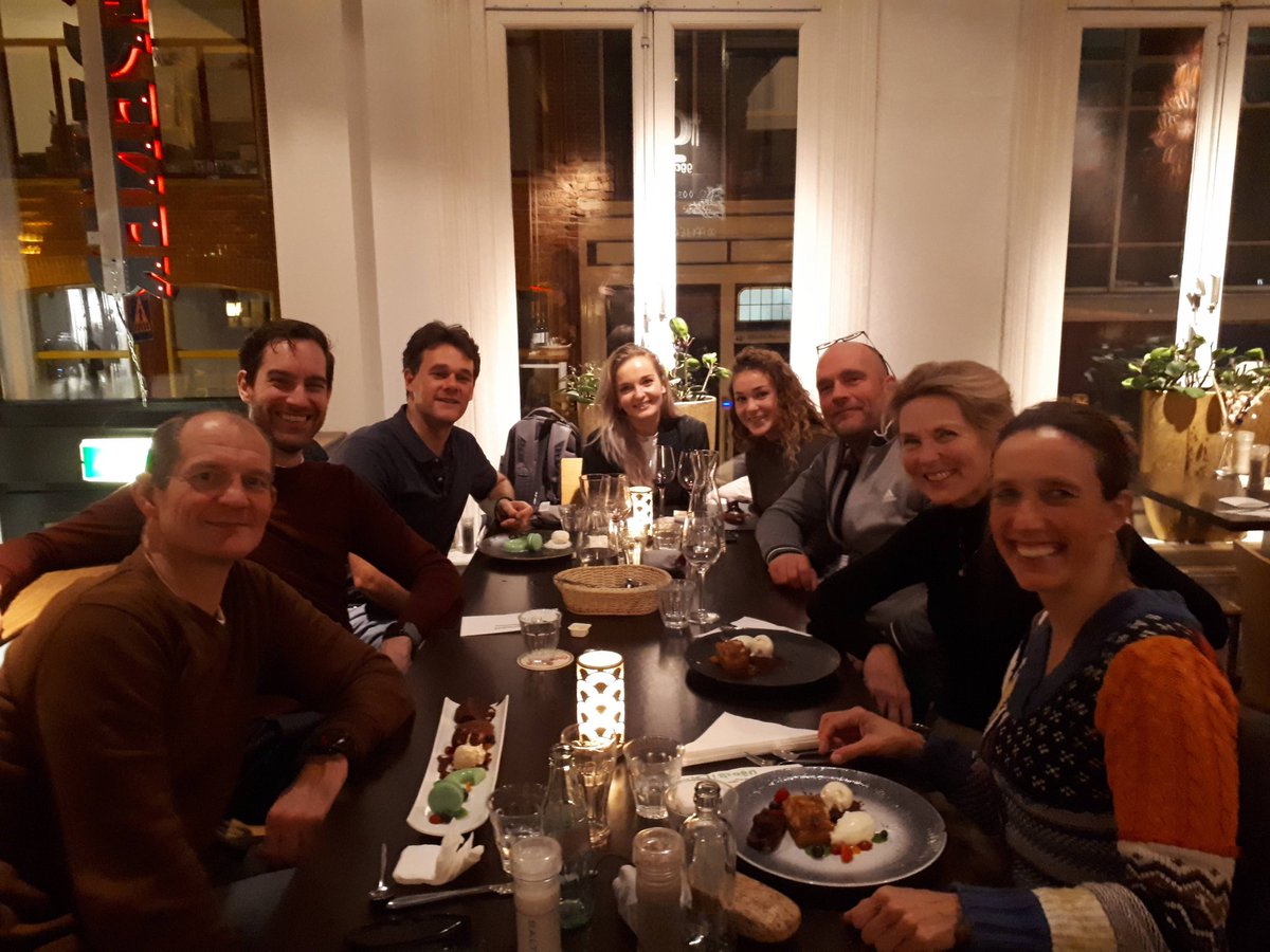 TeVeldeResearch's tweet photo. Gister een gezellige avond met het @Sportstudies team om @COP4HL af te sluiten. Iedereen heeft veel geleerd. Dat was niet mogelijk zonder de #comlexity van Paul, de faciliterende projeccoordinatie van Chris Kubbinga, de motiverende leiding van @johandejong70 en inbreng van allen! https://t.co/LDQU8Jjxsu