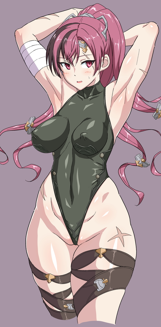 グラブルのメグ描きました。ハイレグ女戦士好き… 