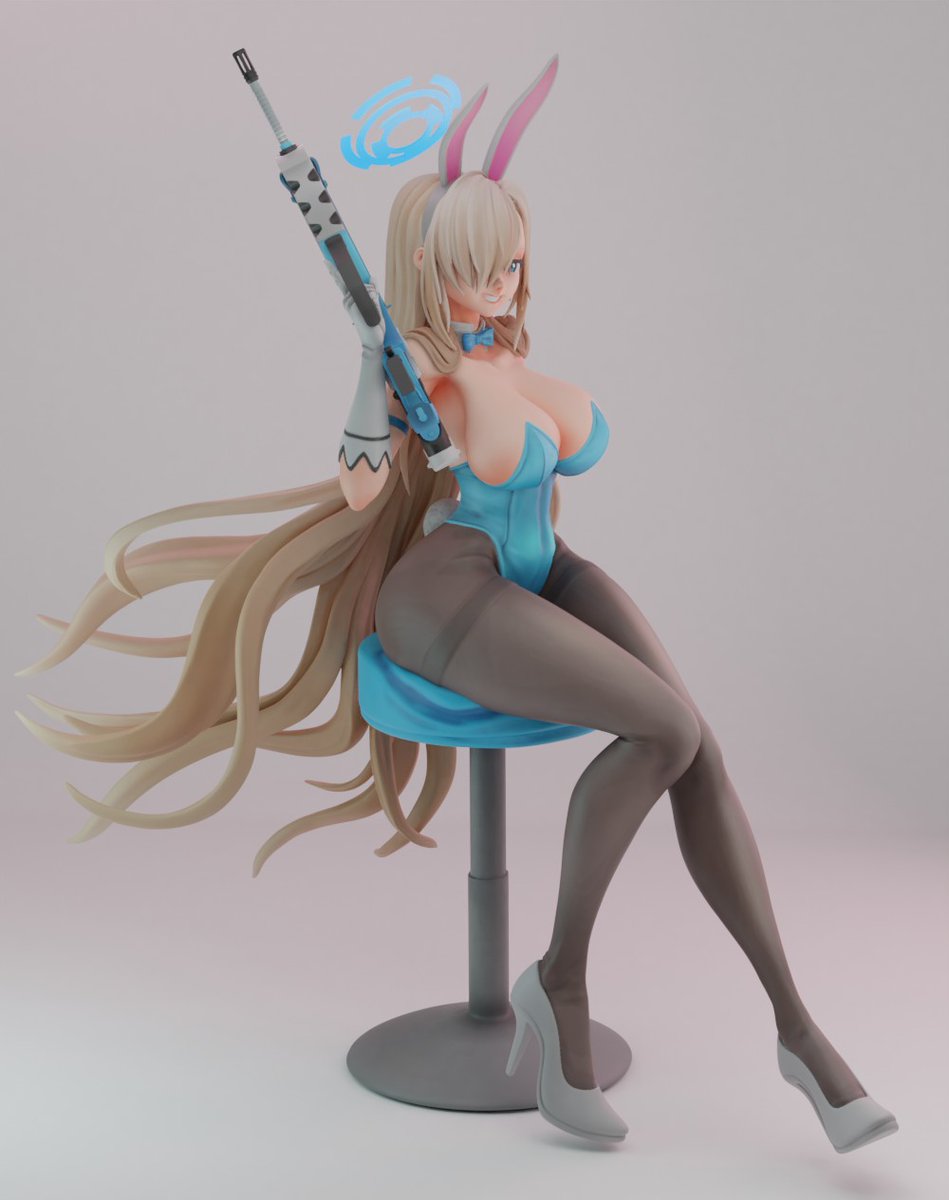 ebc54VeQ3cZ5Z4m's tweet photo. Blue Archive Asuna 
#BlueArchive #asuna #bunny #famas https://t.co/WyYixnOwAt