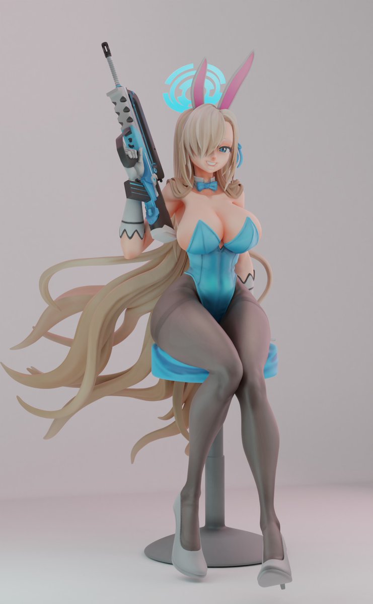 ebc54VeQ3cZ5Z4m's tweet photo. Blue Archive Asuna 
#BlueArchive #asuna #bunny #famas https://t.co/WyYixnOwAt