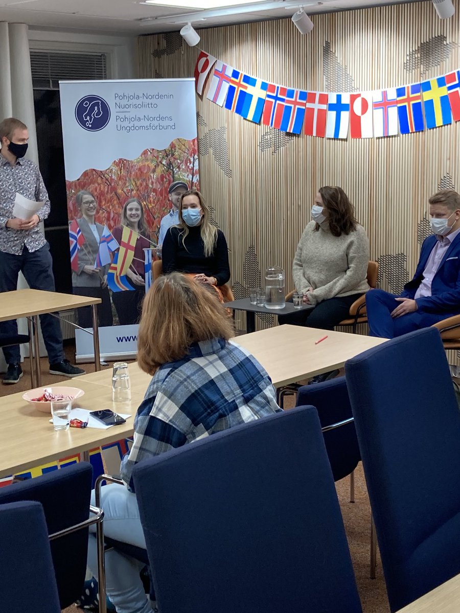 Paneldiskussion/nuoret pohjoismaiset vaikuttajat <a href="/VSliitto/">V-S liitto</a> tiloissa!