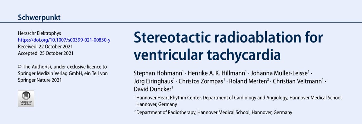 DavidDuncker's tweet photo. Stereotactic radioablation for VT

🏁current clinical evidence
🏁relevant preclinical &amp; translational results
🏁practical guidance
🏁cardiac radioablation planning &amp; treatment workflow

@SHohmannMD @HenrikeHillmann @MuellerLeisse @chris_zormpas @DrV_Mann 

https://t.co/2dNzCD6WZE https://t.co/y9xPbVCquU