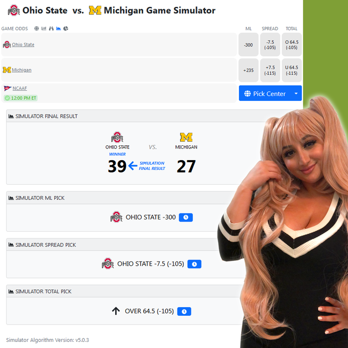 HUGE College Football matchup today with Ohio State vs. Michigan! Check out the official CapperTek Game<a href="/tag/freepicks"class="tags"><span>#freepicks</span></a><a href="/tag/cashingtickets"class="tags"><span>#cashingtickets</span></a>