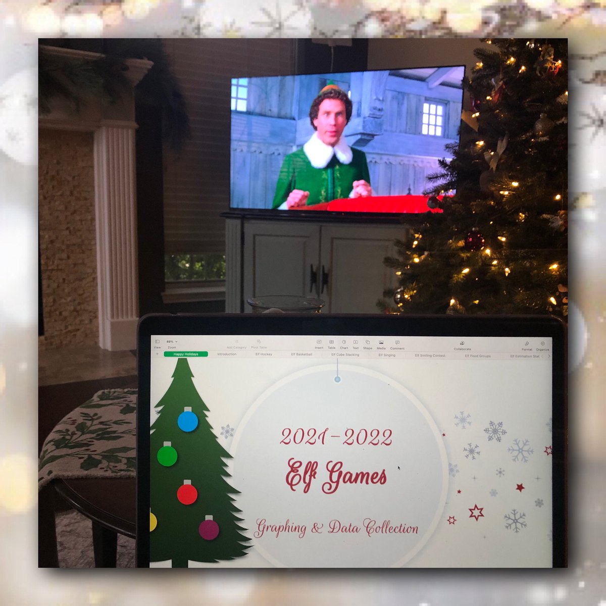 MayV1's tweet photo. Annual Elf Games are coming! @NetZeroLee #MathisFun #Data #Graphing #AppleEd https://t.co/GJwaMOZrBZ